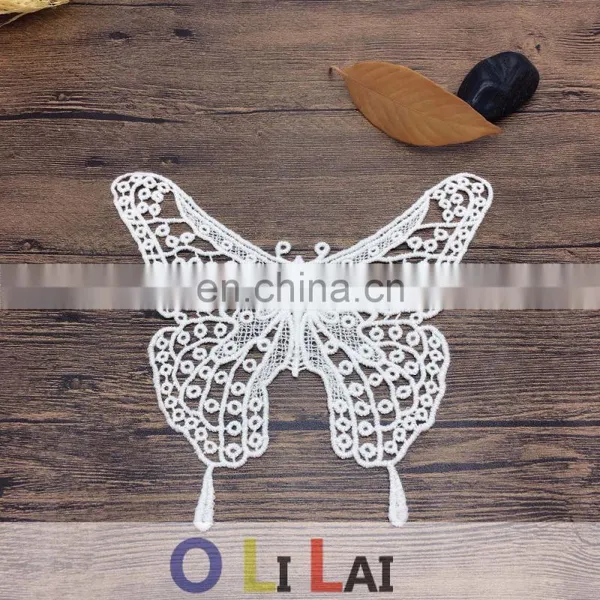 OLN0022 Floewr Design Manufactory Crochet Neck Lace for Garment photo-4