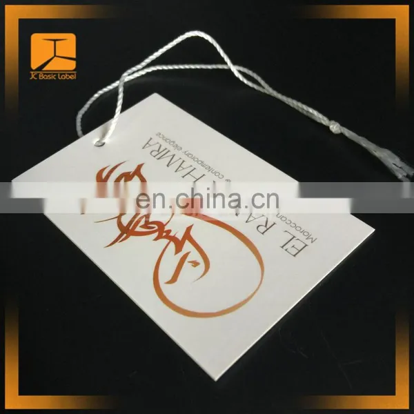 Hot Stamping Wholesale Price Tags Stand for Name Brand Tags and Custom Printed Cardboard Tags photo-4