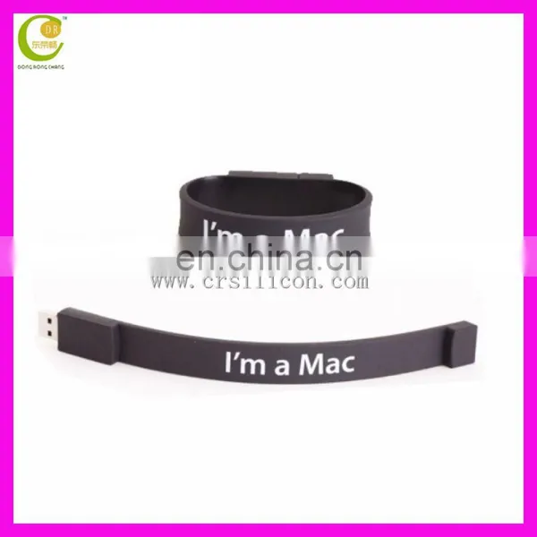 New Silicone Slap USB Wrist Band Bracelet 2tb USB Flash Drive With Free Logo photo-4
