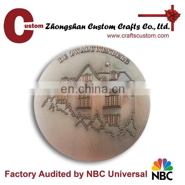 Promotional Gifts Expert Factory Custom 3D Design Logo Antique Replica Metal Coin photo-2