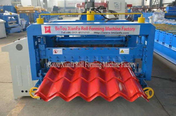 High-Class Single Layer Colored Glazed Tile Roof Plate Steel Rolling Equipment photo-3