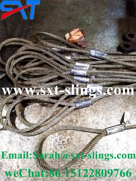 Ungalvanized Steel Wire Rope Slings Supplier 6x19+FC photo-5