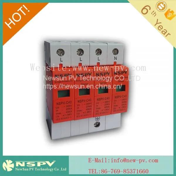 Solar PV 1000VDC and 1500VDC Surge Protective Device DC or AC photo-3