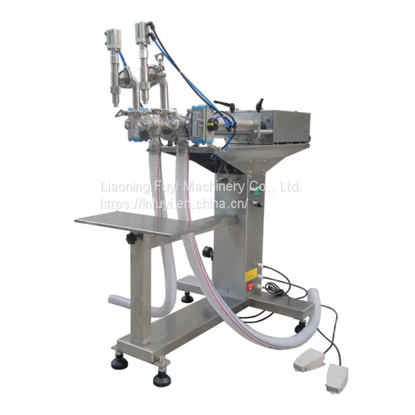 Fuyi Semi Automatic Pneumatic Milk Bottle Liquid Filling Machine photo-2