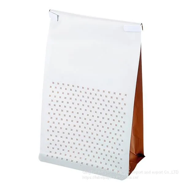Eco Friendly Smell Proof Laminated Foil All White 3 Side Sealing Packaging Bags Heat Seal photo-4