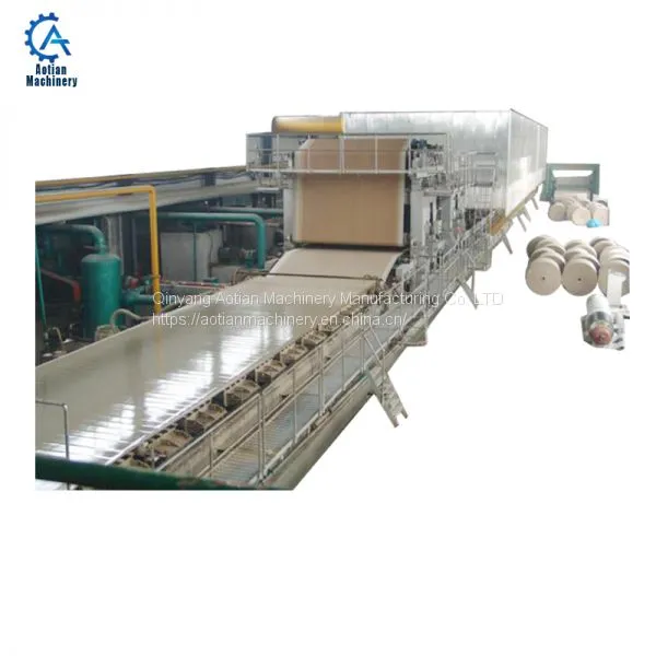 Corrugated Cardboard Coating Paper Machine Corrugated Machine From Waste Paper photo-4