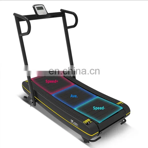 Cheap Folding Home Use Manual Treadmill Sport Curved Running Machine Non-motorized Wholesale Curved Treadmill & Air Runner photo-4