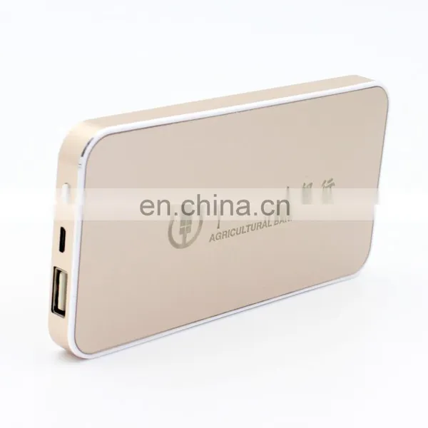2020 Super Thin Metal Power Bank Oem Logo Micro Usb Mobile Power Charger Customized Color photo-5