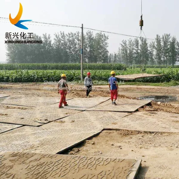Mold Pressed Composite Heavy Duty Construction Road Mat Temporary Road Way photo-5