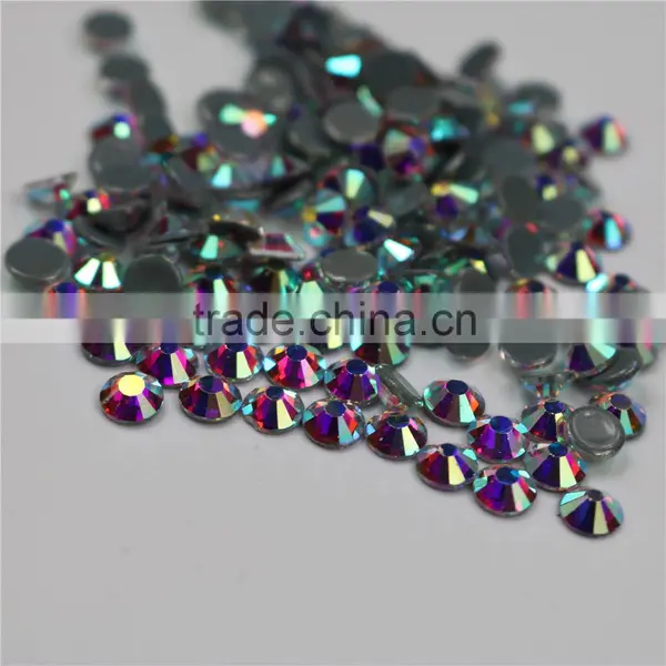 Factory Price Wholesale Crystal AB Flatback Hotfix Rhinestones for Sarees Wedding Dresses photo-3