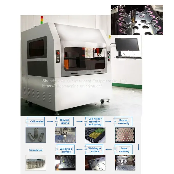 Tesla Electric Car Сварка алюминиевой проволкой 18650 32650 21700 Battery Pack Ultrasonic Aluminum Wire Bonding Machine photo-2