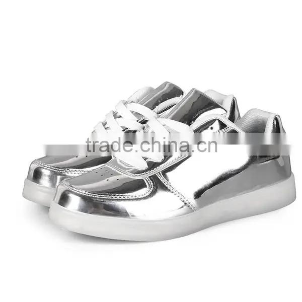 LED Shoes USB Charging Light Up Sneakers Shoes 2016 Simulation Led Light Up Kids Shoes photo-3