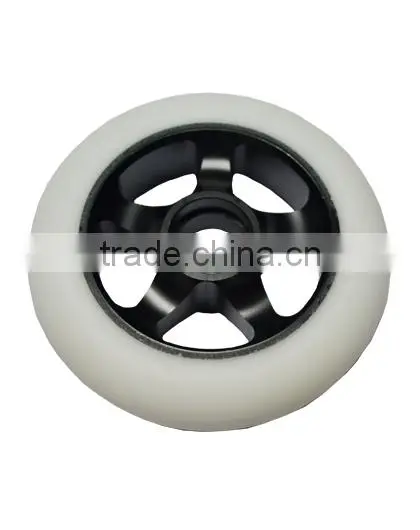 Selling Like Hotcakes!! Super High Rebound PU Pro Scooter Wheels,CNC Alloy Core Wheel photo-2