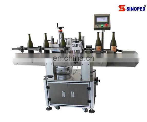 Big Round Glass Plastic Bottle Horizontal Labeling Machine T-401 photo-4