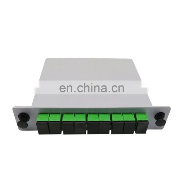 Telecom Grade PLC Splitter 1x8 PLC 1 x 2 Fiber Optic Splitter Cassette Type With SC/APC SC/UPC Connector photo-3