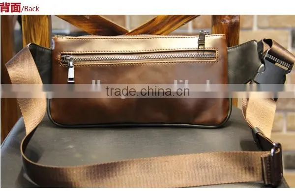 Wholesale Fashion Design PU Leather Men Chest Bag Shoulder Bags for Man photo-6