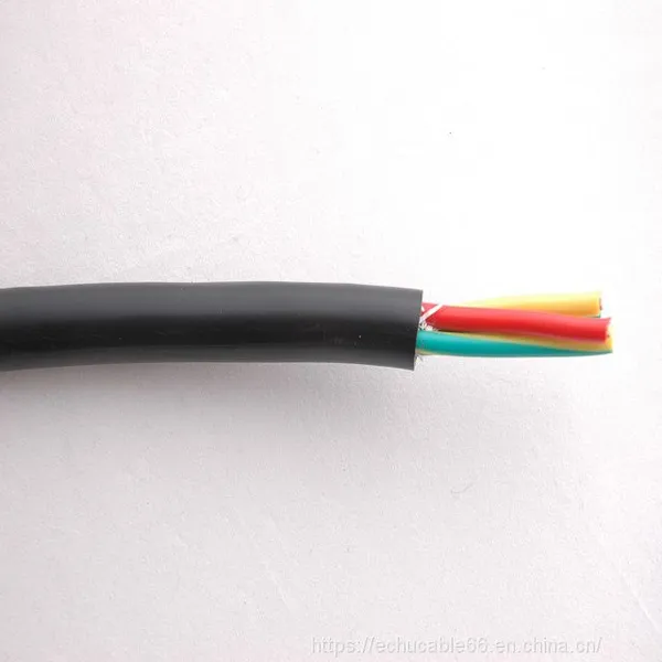 Flexible Oil Resistant Control Cable With Water Proof, Cool/flame Resistance RVVY/RVVYP in Black/grey/orange Color photo-3