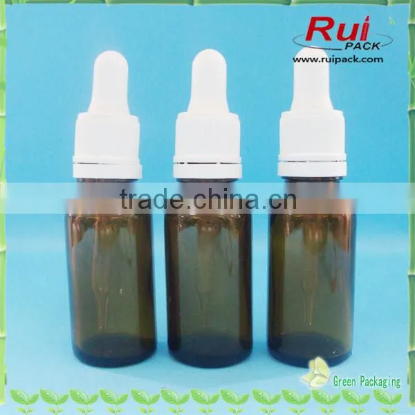 10ml 20ml 30ml 50ml Amber Perfume Essential Oil Glass Bottles With Dropper photo-3