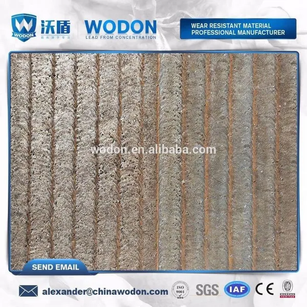 High Chromium Carbide Overlay Mild Steel Wear Resistant Bimetal for Ball Mill Liner Plates photo-6