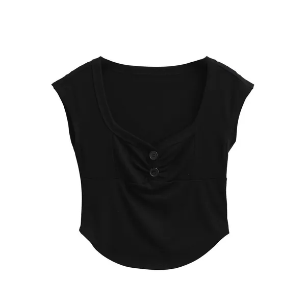 Pure Desire Wind Purple V-neck Sleeveless T-shirt Women's Summer Slimming Waist Bottom Shirt Spicy Girl Sexy Look Thin Short Top photo-2