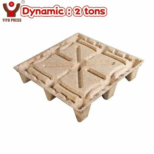 China Made Single Side Recycled Presswood Nestable Pallet for Transportation