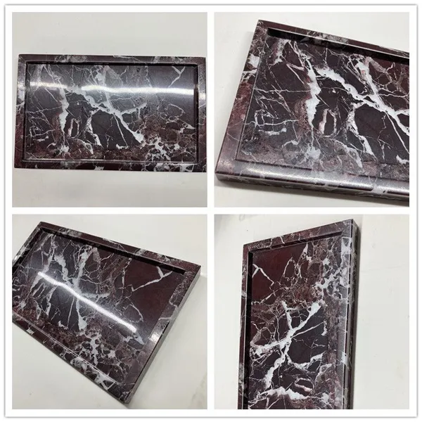 Rosso Lepanto Marble Tray SinoTopstone For Sale photo-2