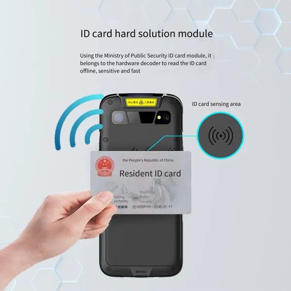 Handheld Pda for Identity Verification, Handheld Device for Barcode Scanning and Charging, Handheld Pda With Printer for Printing Face Sheets, Brand of Handheld Printers