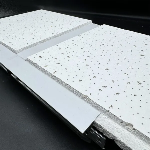 600x1200mm Large Size Mineral Fiber Board Soundproof Ceiling Board for Office Building