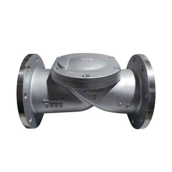 High Quality HC44X Rubber Flap Check Valve Stainless Steel Flange Horizontal Check Valve
