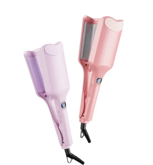 Hot Selling Chicken Rolls Curler/multi Gear Temperature Regulating Big Wave Water Corrugated Two Tube Curling Stick（Wechat:13510231336） photo-2