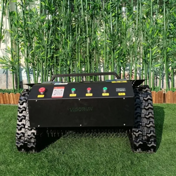 Lawn Mower Control, Dual-Channel Servo Control Remote Control Crawler Lawn Mower for Hillsides Vigorun VTLM600 photo-5