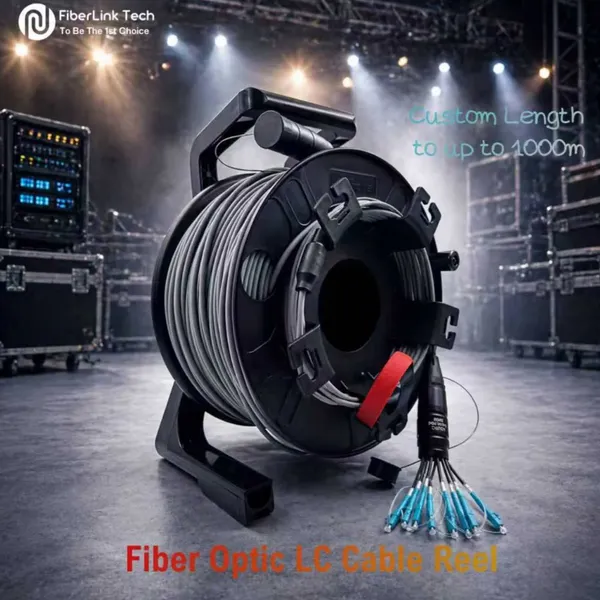 8-Core Grey TPU OM3 Armored Fiber Optic Cable photo-3