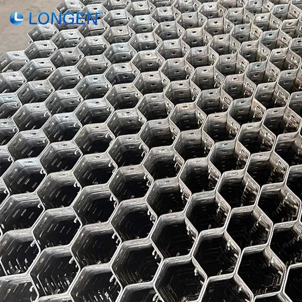 Hexagonal Cellular Mesh Uniform Mesh Size Stainless Steel Custom Metal Cellular Grid Hexsteel Mesh Grid photo-4