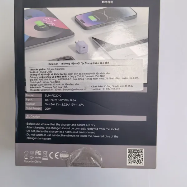 Mobile Phone Charger-SALAMAN-SLM-PD20-01 photo-2