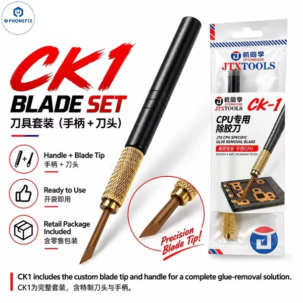 JTX CK1 CPU Underfill Removal Tool Kit