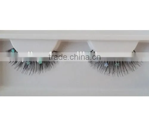 High Quality100% Synthetic Black False Eyelashs Wholesale( 10pairs/box) photo-6