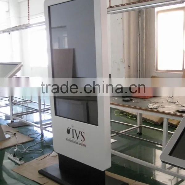 Windows Pc Core I3 Ir Multi Touch Screen Led Monitor Advertising Totem Digital Advertising Display Indoor Kiosks For Malls photo-4