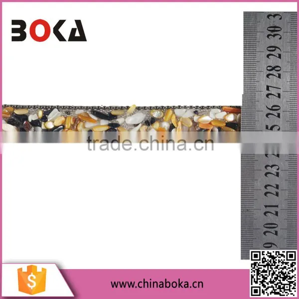 Hot Melt Adhesive Rhinestone Lace Trim photo-2