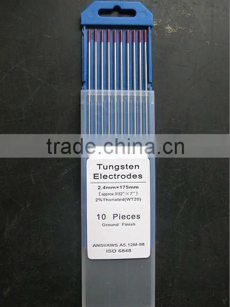 2.4mm*175mm Thorium Tungsten Welding Electrode
