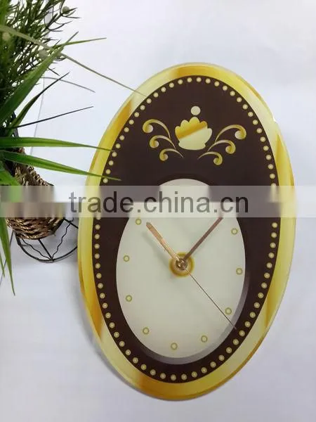 UV Oil 4C Printing Decorative Custom Acrylic Wall Clock