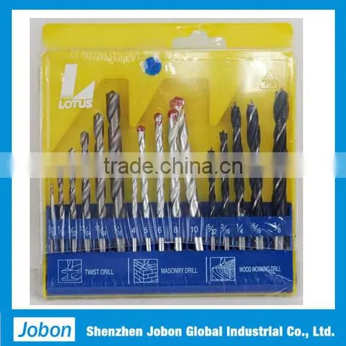 16pcs Drills Set