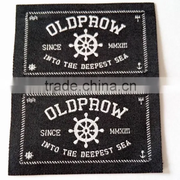 Wholesale Custom Clothing Woven Label of High Density photo-2