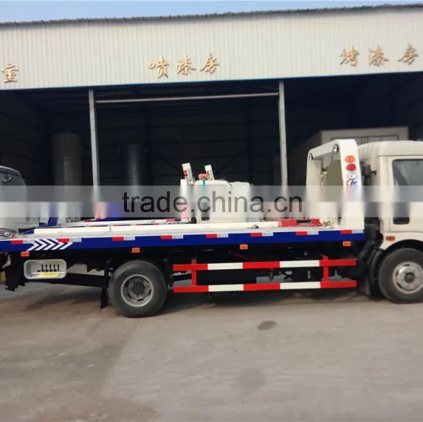 CHINA Recovery Truck, DONGFENG New Flat Bed Recovery Truck