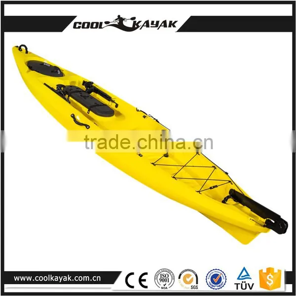 Hot Sale Ocean Fishing Kayak no Inflatable Plastic Rowing Boat photo-4