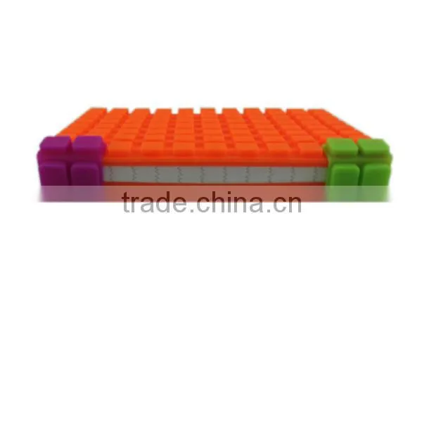 Silicone Notepad,Gummy Notebook Cover,Blocks Silicone Notepad photo-3