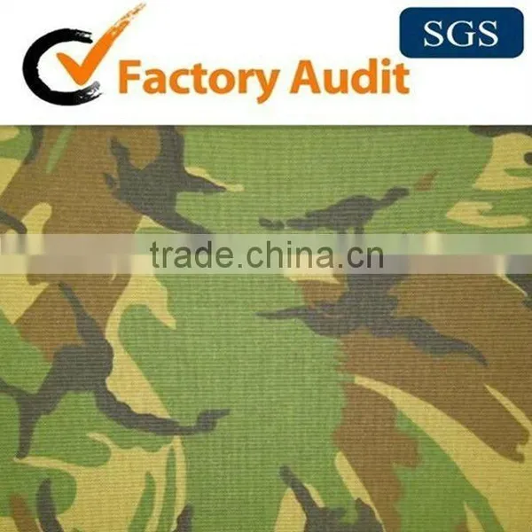 Nylon Taslon Camouflage Print Fabric