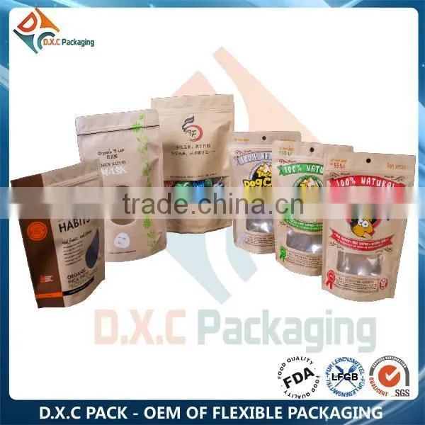 Manufacture Food Grade Kraft Bags With Window photo-2