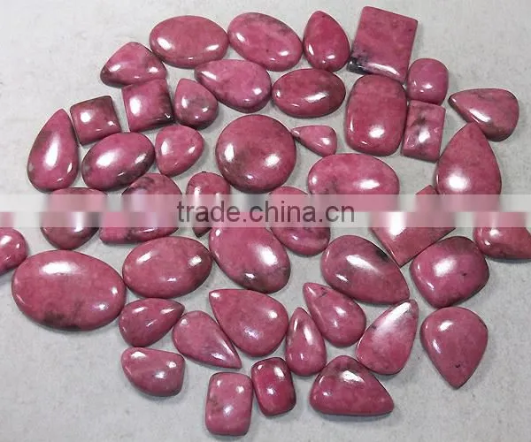 Rhodonite Stone Natural Semi Precious Stones Wholesale Loose Cabochon Gemstones Authentic Gemstones