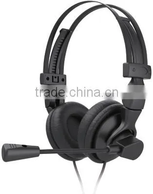 Call Center Headset With Microphone for PC Computer Website QQ