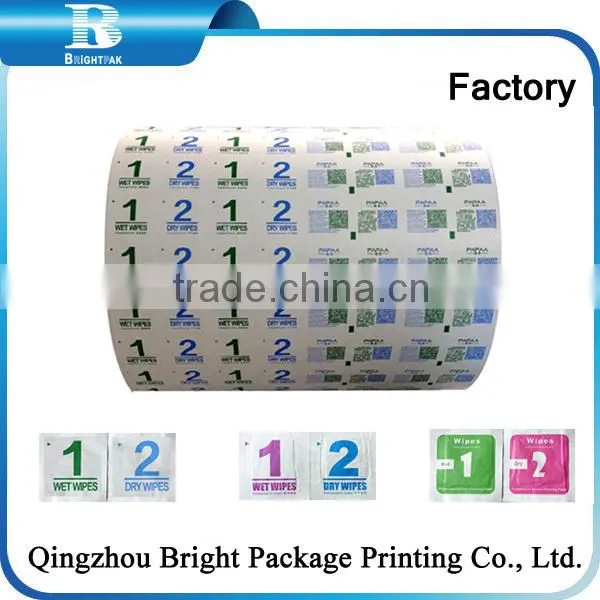 73gsm 103g China Gold Supplier Manufacturer Aluminum Foil Paper Wrapping for Alcohol Pad,men or Women Nursing Wet Wipes photo-3